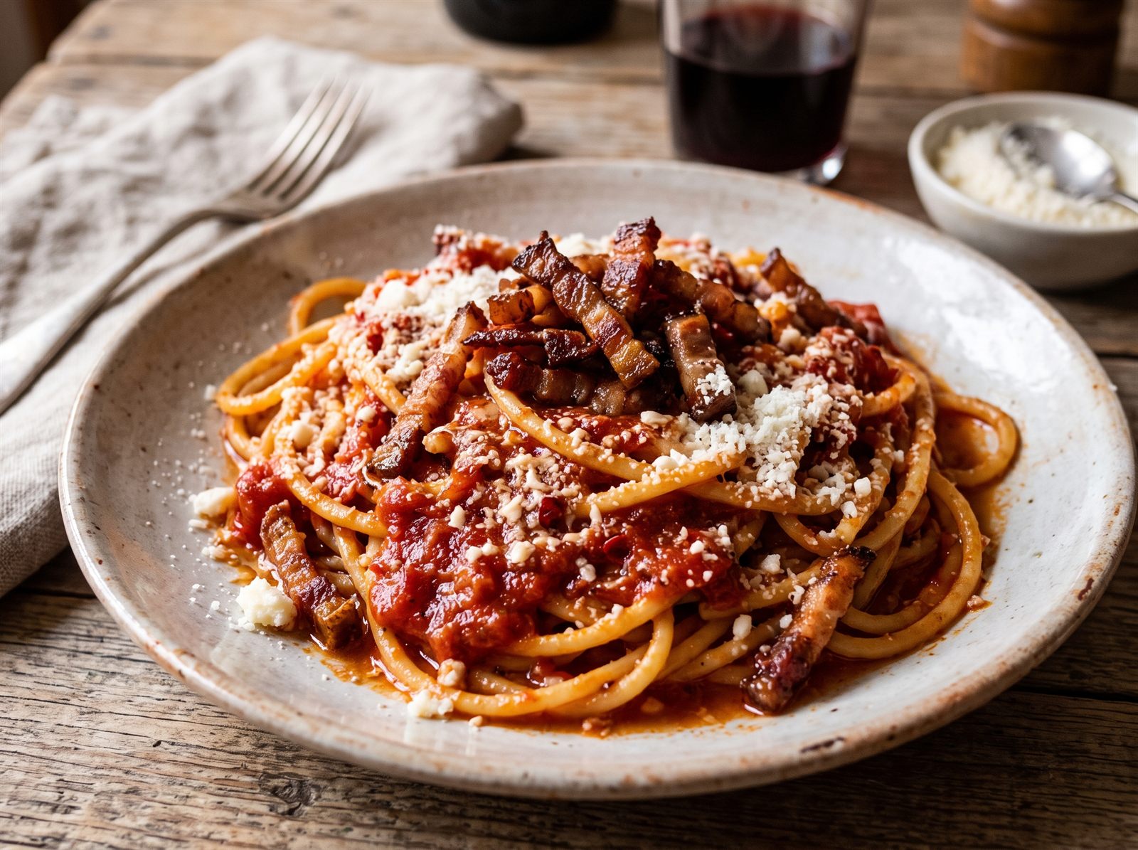 Spaghetti all'amatriciana