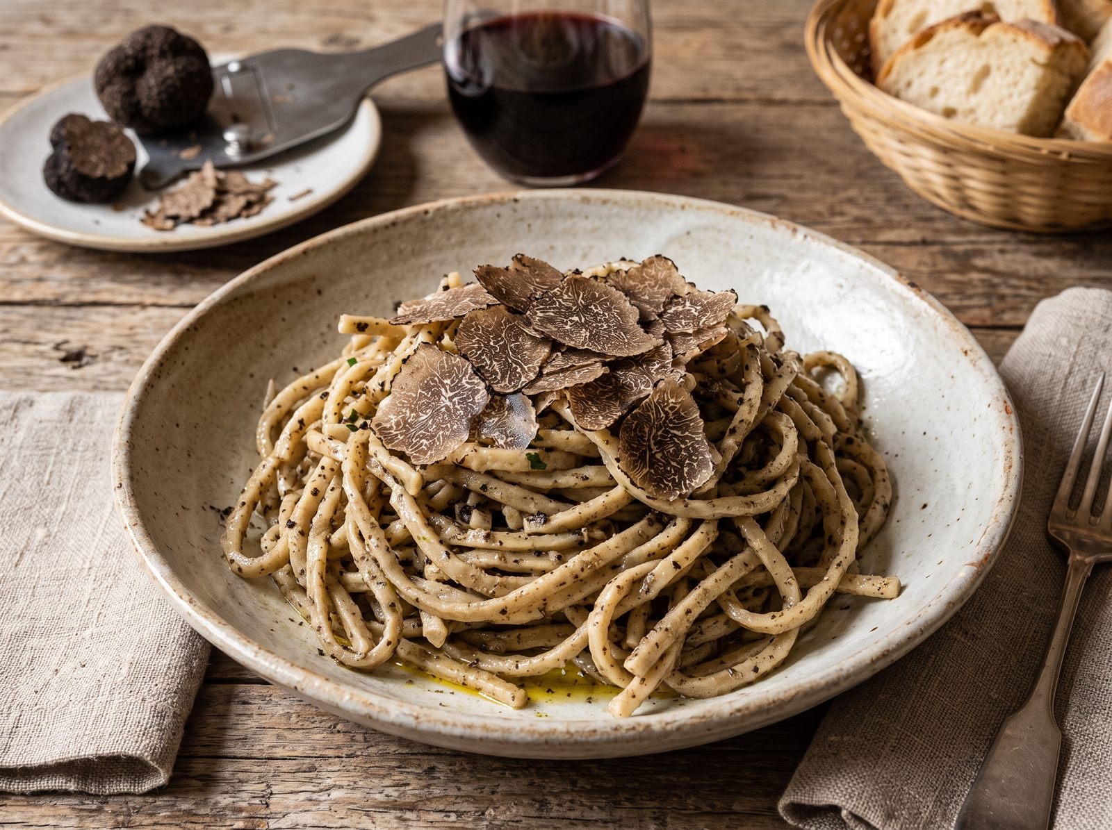 Strangozzi al tartufo nero